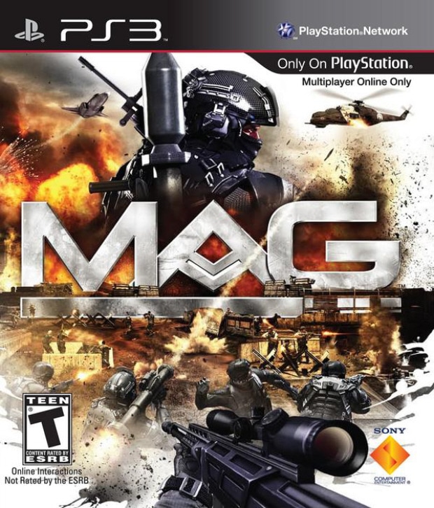 MAG box artwork for PS3 videogame