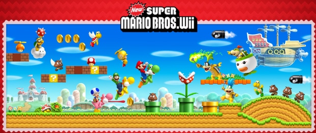 New Super Mario Bros Wii star coins locations guide artwork