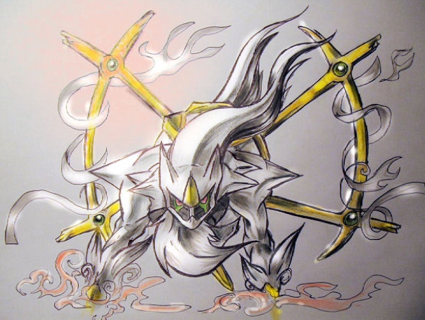 Arceus Legendary Pokemon artwork