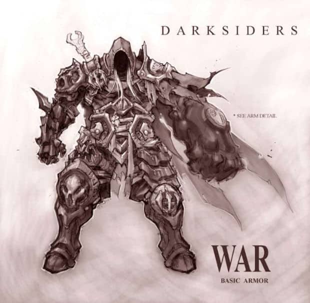 Darksiders War's Armor artwork