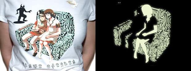 Iconic T-shirt glows in the dark