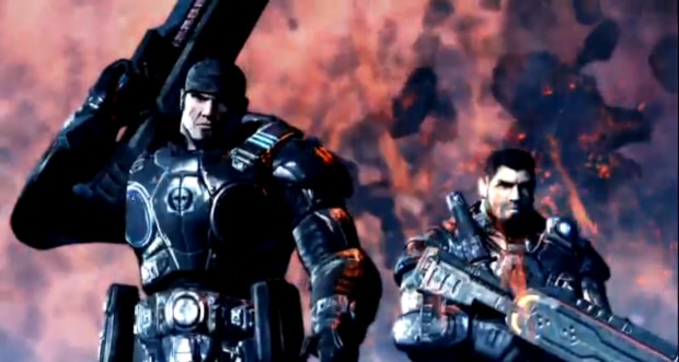 Lost Planet 2 Gears characters Marcus and Dom screenshot