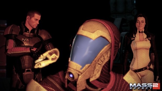Mass Effect 2 characters screenshot