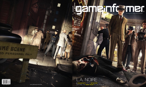 L.A. Noire Game Informer cover artwork March 2010