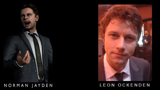 Norman Jayden played by Leon Ockenden in Heavy Rain