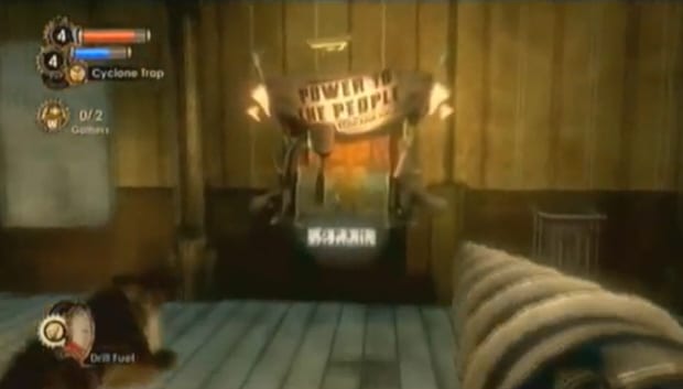 Power to the People Bioshock 2 machine screenshot