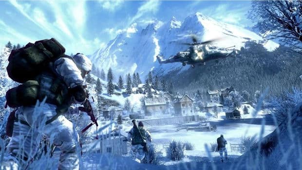 Battlefield: Bad Company 2 snowy screenshot