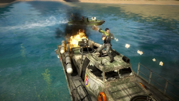 Just Cause 2 vehicle and weapons locations guide screenshot