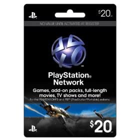 $20 PlayStation Network Card