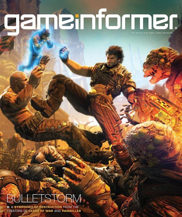 Bulletstorm game artwork Game Informer cover