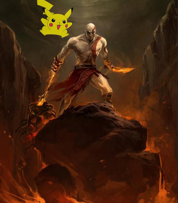 Kratos is top of the mountain as God of War 3 sells 1.1 million to top charts. Just watch out for that PIKACHU!