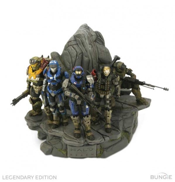 Halo Reach Noble Team Mcfarlane Toys Statue Legendary Edition Extra