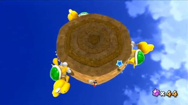Super Mario Galaxy 2 cheat: infinite 1ups when jumping on giant Koopa shells