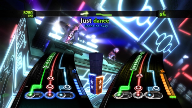 DJ Hero 2 gameplay screenshot. Coming this Fall 2010 adds duel turntable play & microphone