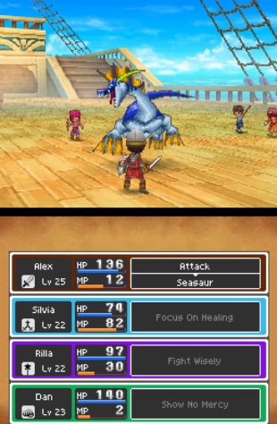 Dragon Quest IX screenshot. Release date is July 11, 2010 on DS. Subtitled Sentinels of the Starry Skies