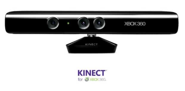Kinect Xbox 360 front towards view picture
