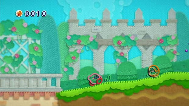 Kirby's Epic Yarn Wii screenshot