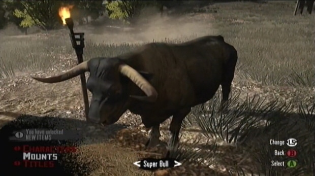 Red Dead Redemption Super Bull Mount screenshot guide