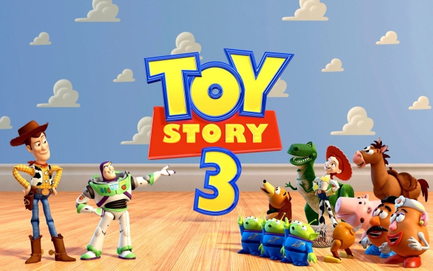 Toy Story 3 wallpaper characters logo