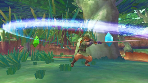 Zelda: Skyward Sword Spin Attack screenshot