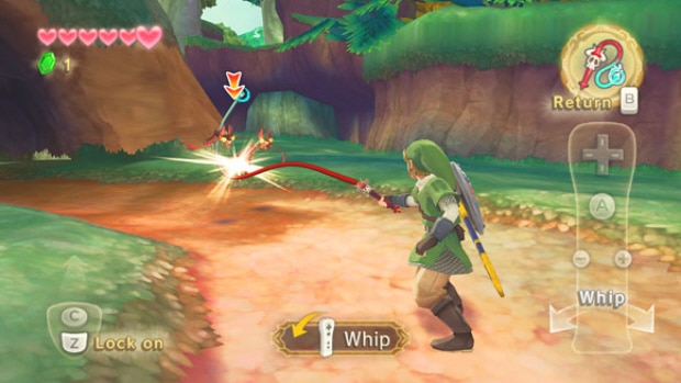 Zelda: Skyward Sword Whip Item screenshot