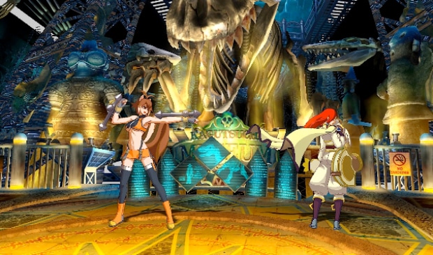 BlazBlue: Continuum Shift Makoto screenshot. Release date is July 27, 2010. DLC coming