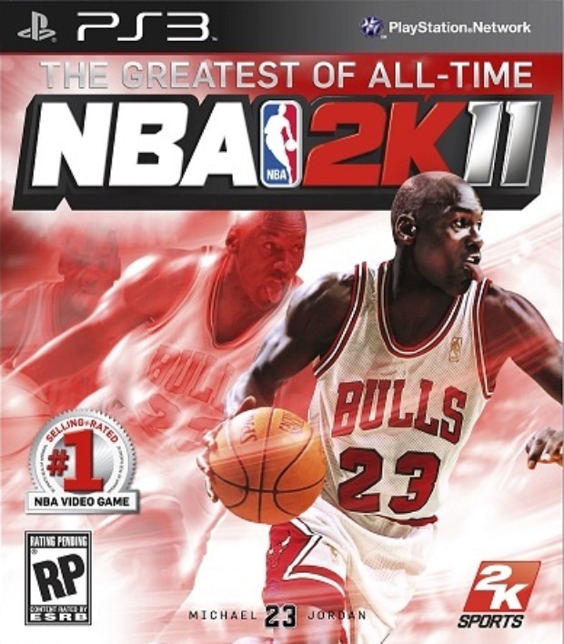 NBA 2K11 Michael Jordon box artwork (PS3)