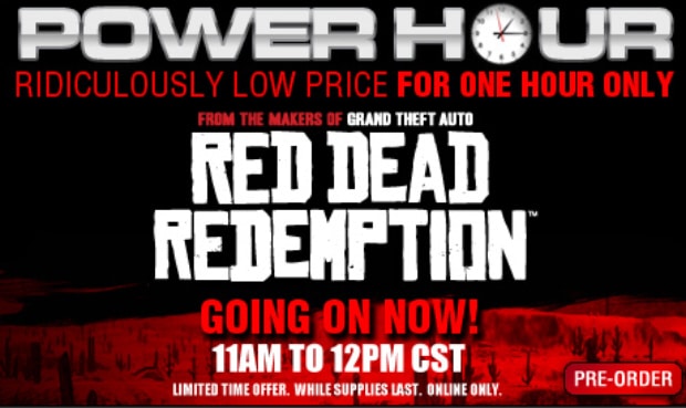 Red Dead Redemption Power Hour Sale