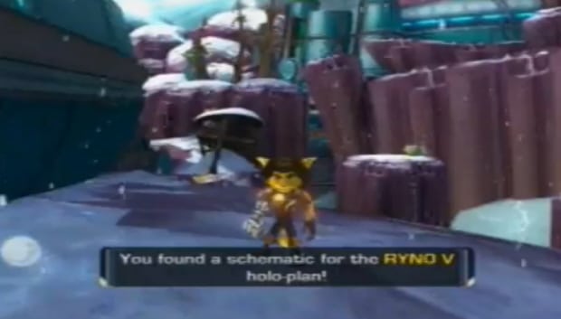 Ratchet & Clank Crack in Time Ryno V Holo-Plan Locations Guide screenshot (PS3)