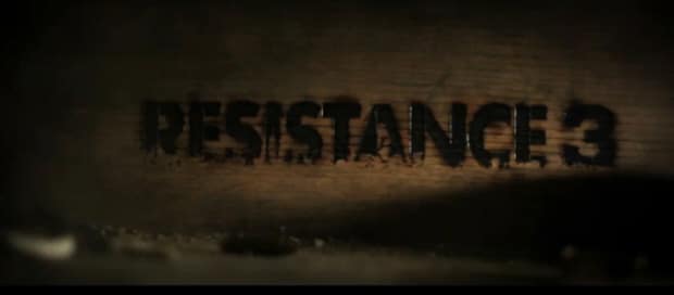 Resistance 3 logo. Announced at Gamescom 2010
