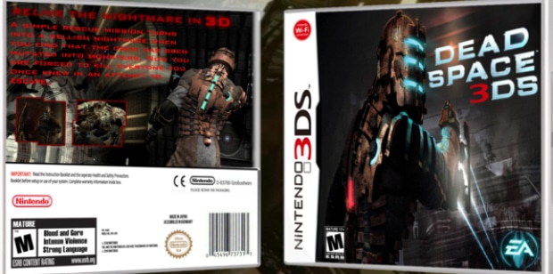 Dead Space 3DS fake box artwork