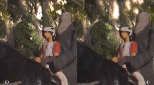 ICO HD and SD comparison. These shots aren't from the upcoming PS3 collection