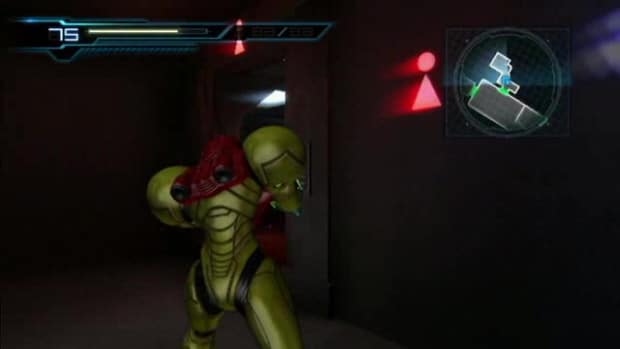 Metroid: Other M Over the Shoulder Investigation Mode screenshot (Wii)