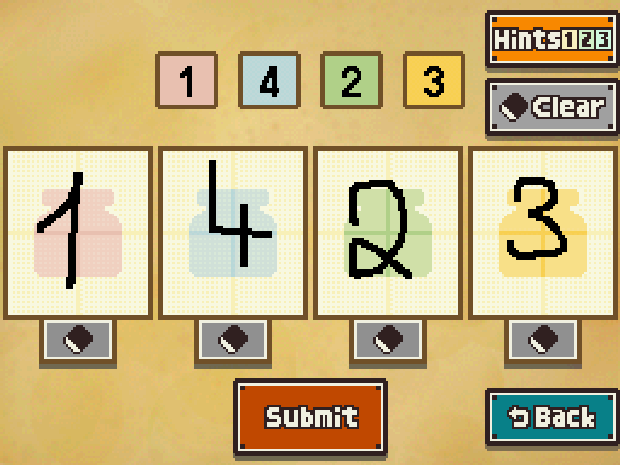 Professor Layton and the Unwound Future puzzle 135 solution screenshot