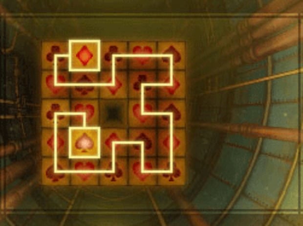 Professor Layton and the Unwound Future puzzle 124 The Final Tile solution screenshot