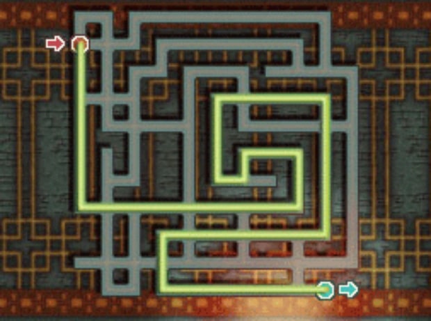 Professor Layton and the Unwound Future puzzle 97 Blind Escape solution screenshot