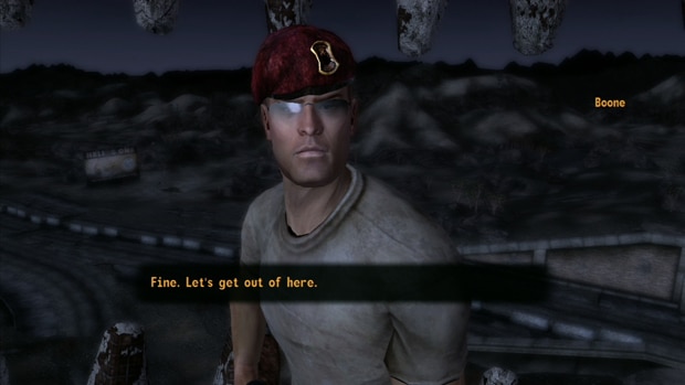 Fallout New Vegas Companion Boone Location Screenshot