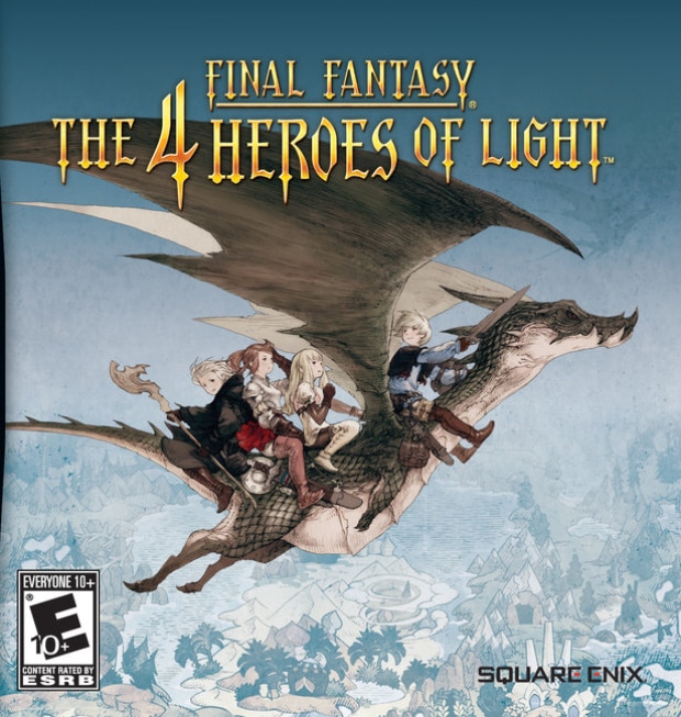 Final Fantasy 4 Heroes of Light wallpaper box artwork