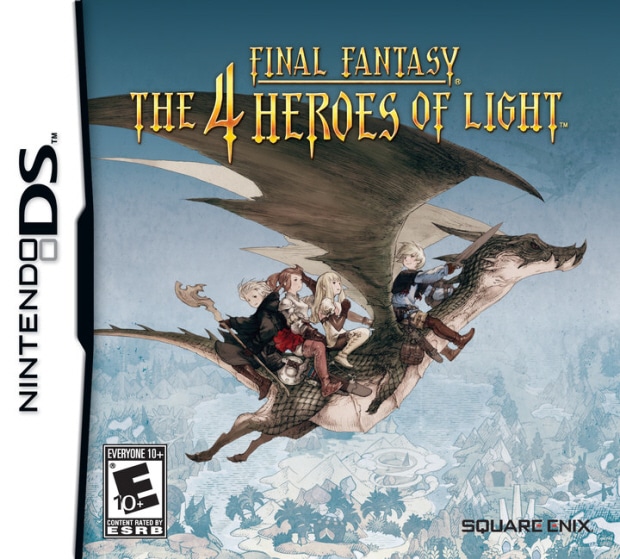 Final Fantasy: The 4 Heroes of Light walkthrough box artwork