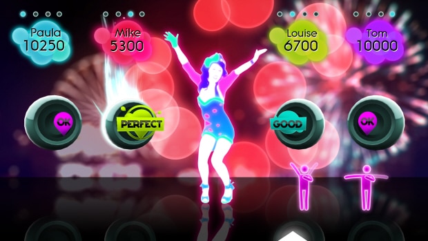 Just Dance 2 Katy Perry Firework screenshot