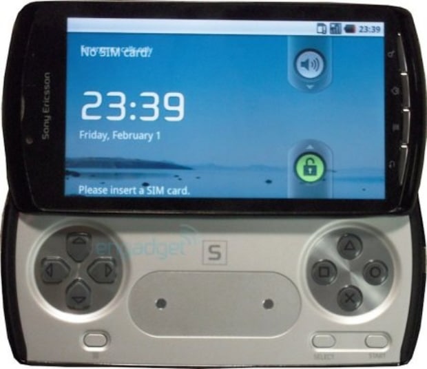 PlayStation Phone prototype system screenshot