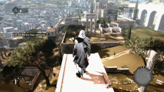 Assassins Creed Brotherhood 1 of 101 Borgia Flags removed screenshot