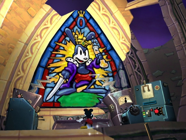 Epic Mickey wallpaper Stained Glass