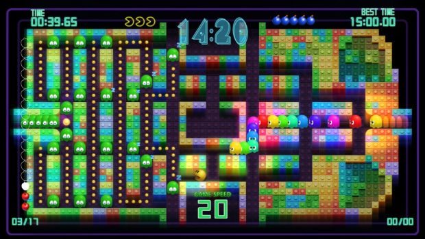 Pac-Man CE DX walkthrough screenshot