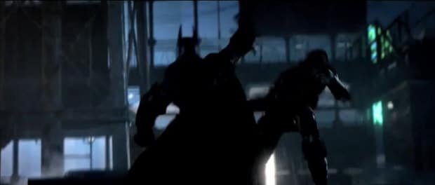 Batman: Arkham City screenshot glimpse of the Bat