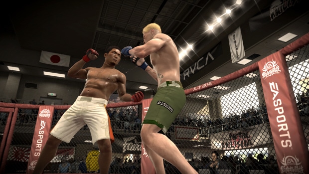 EA Sports MMA punch screenshot
