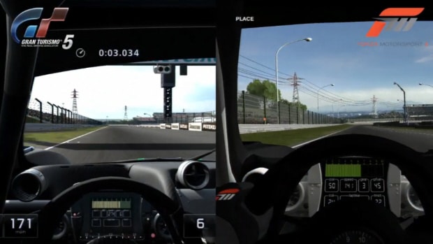 Gran Turismo 5 vs Forza 3 comparison screenshot
