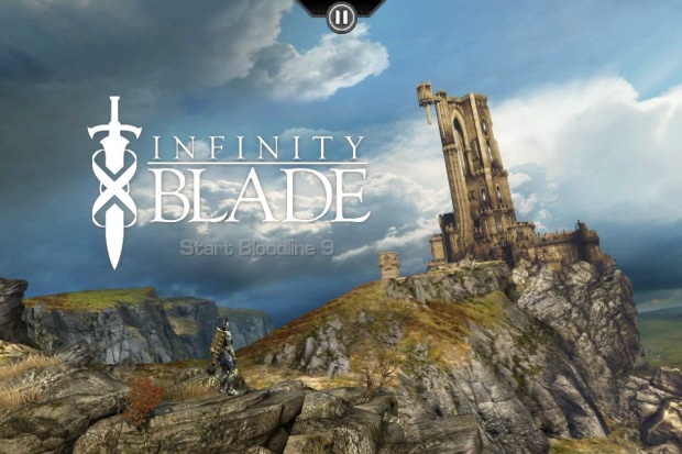Infinity Blade title screenshot (iPhone, iPod Touch, iPad)