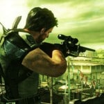 Resident Evil Mercenaries sniper screenshot 3DS