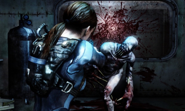 Resident Evil Revelations Blood Shot screenshot 3DS